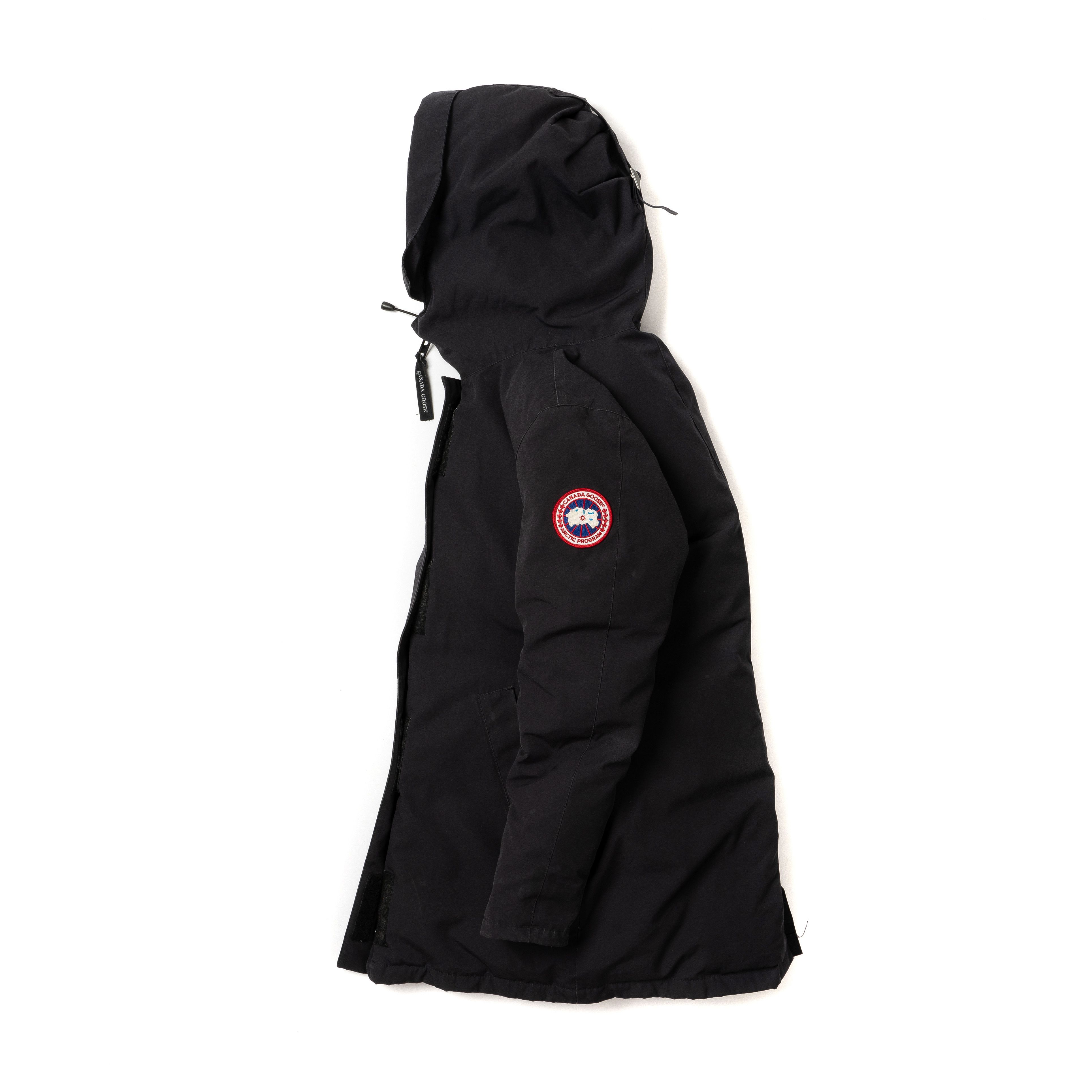 image of Canada Goose Victoria Parka Down Coat 3037L Navy, Women's (Size XS)