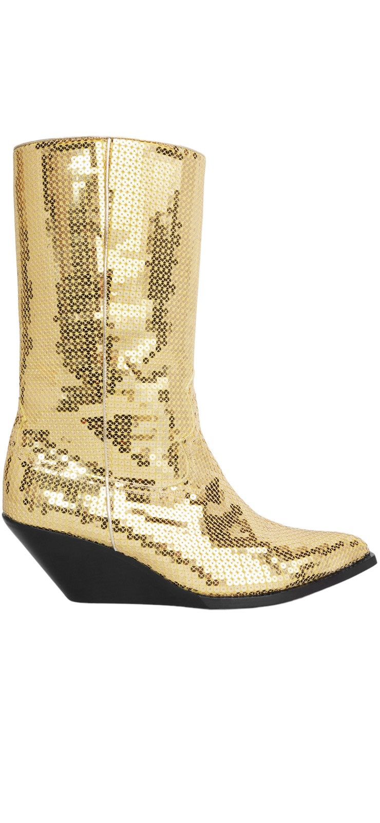 Celine Moon High Sequin Boots