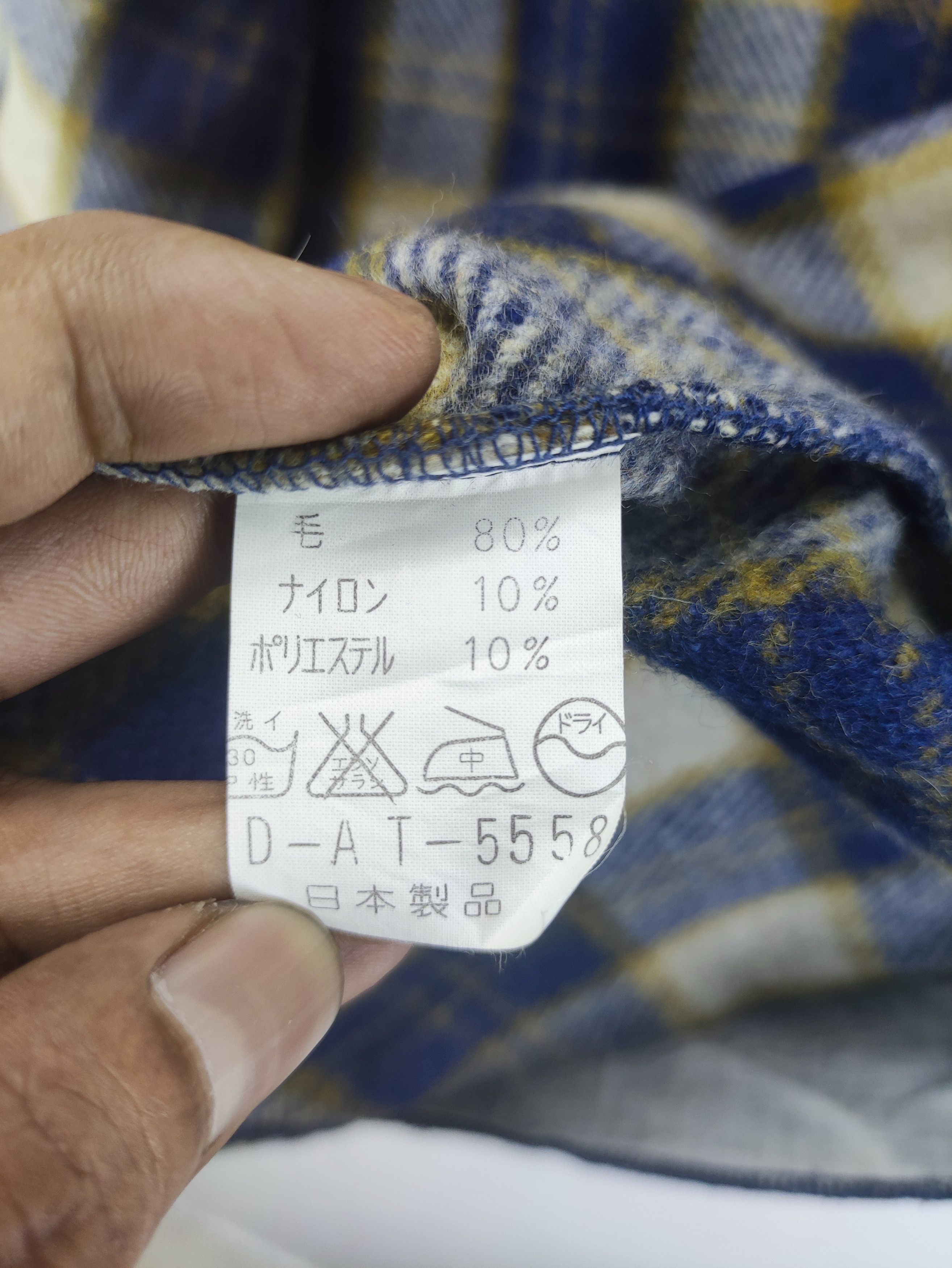 Flannel Vintage Flannel Wool Shirt Button Up Unbrand Size S / US 4 / IT 40 - 3 Thumbnail