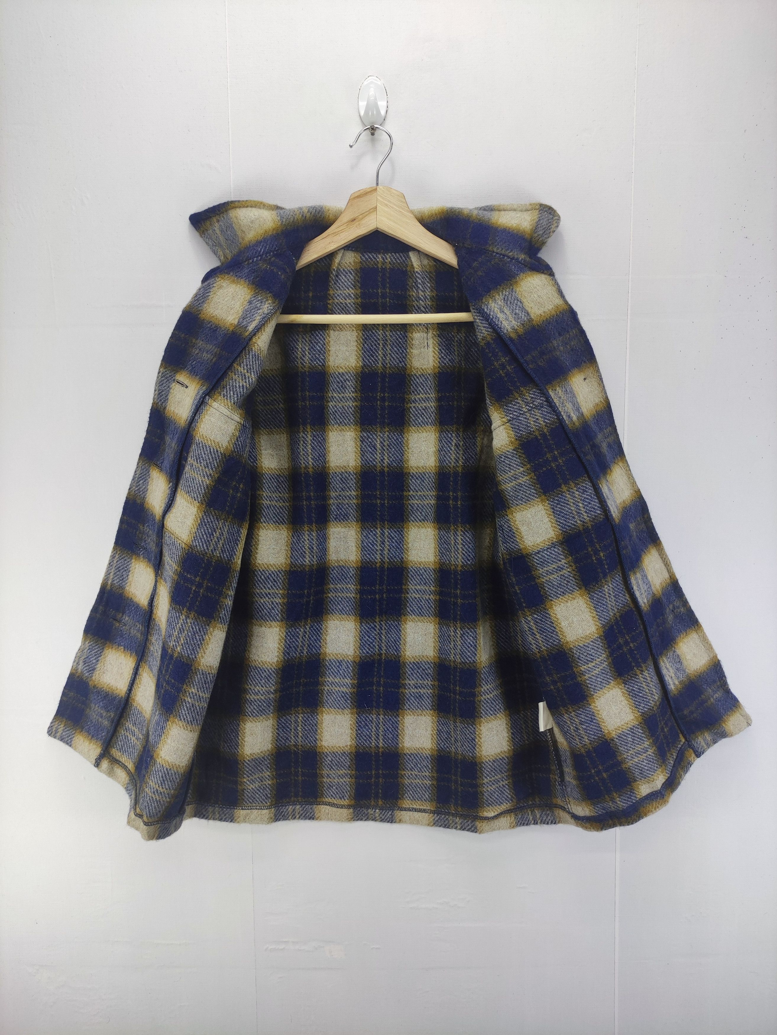 Flannel Vintage Flannel Wool Shirt Button Up Unbrand Size S / US 4 / IT 40 - 2 Thumbnail