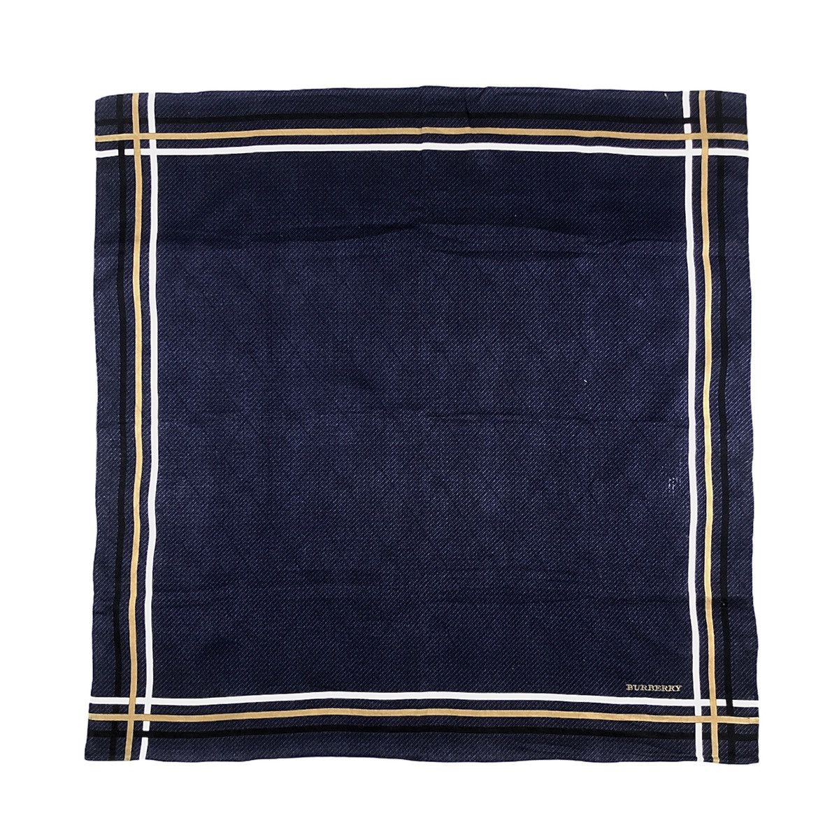 Burberry Burberry Designer Checkered Handkerchief Pocketsquare Size ONE SIZE - 2 Thumbnail