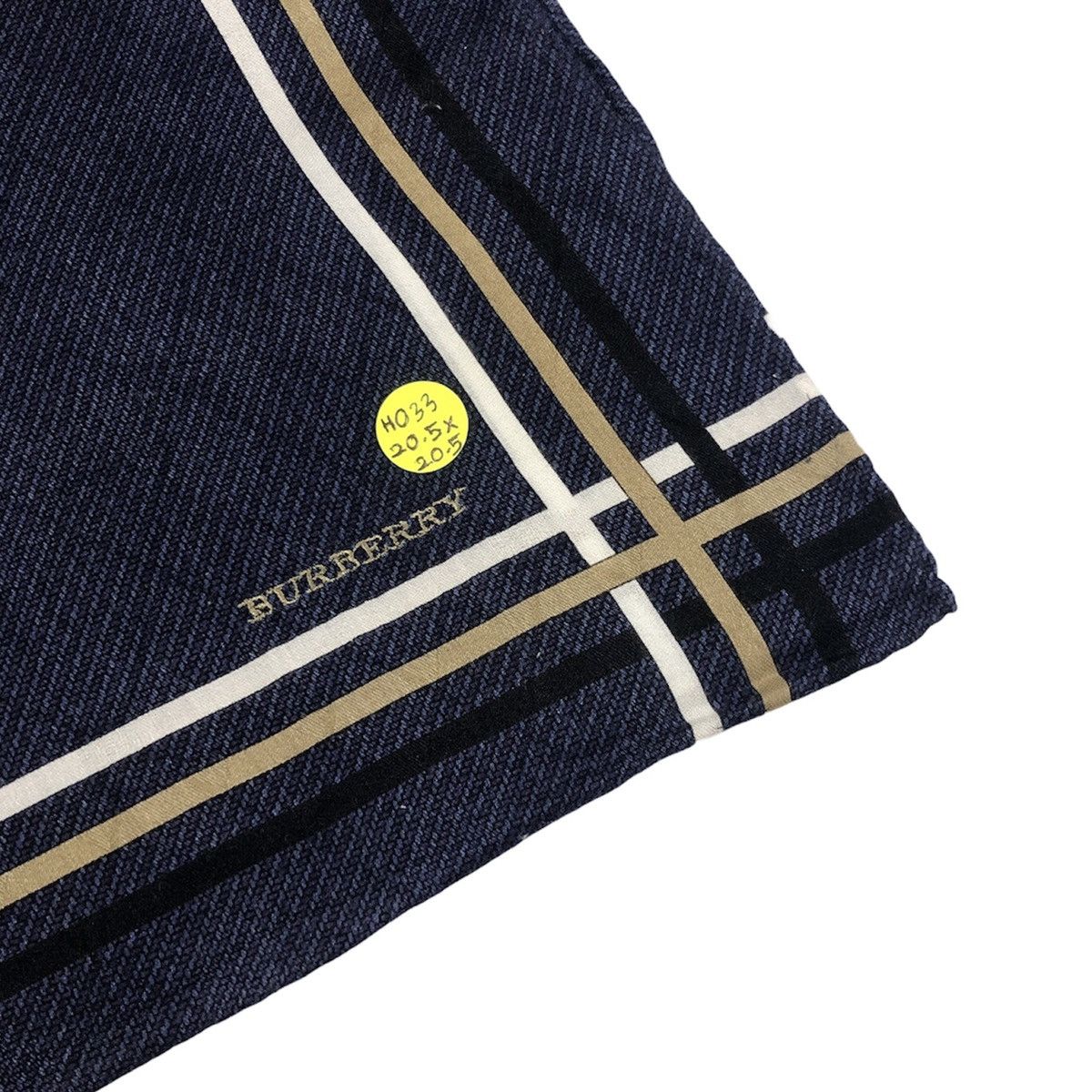 Burberry Burberry Designer Checkered Handkerchief Pocketsquare Size ONE SIZE - 4 Thumbnail