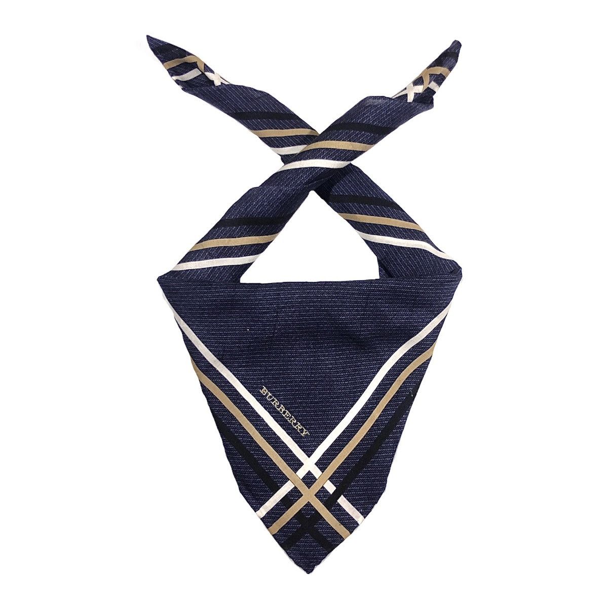 Burberry Burberry Designer Checkered Handkerchief Pocketsquare Size ONE SIZE - 1 Thumbnail