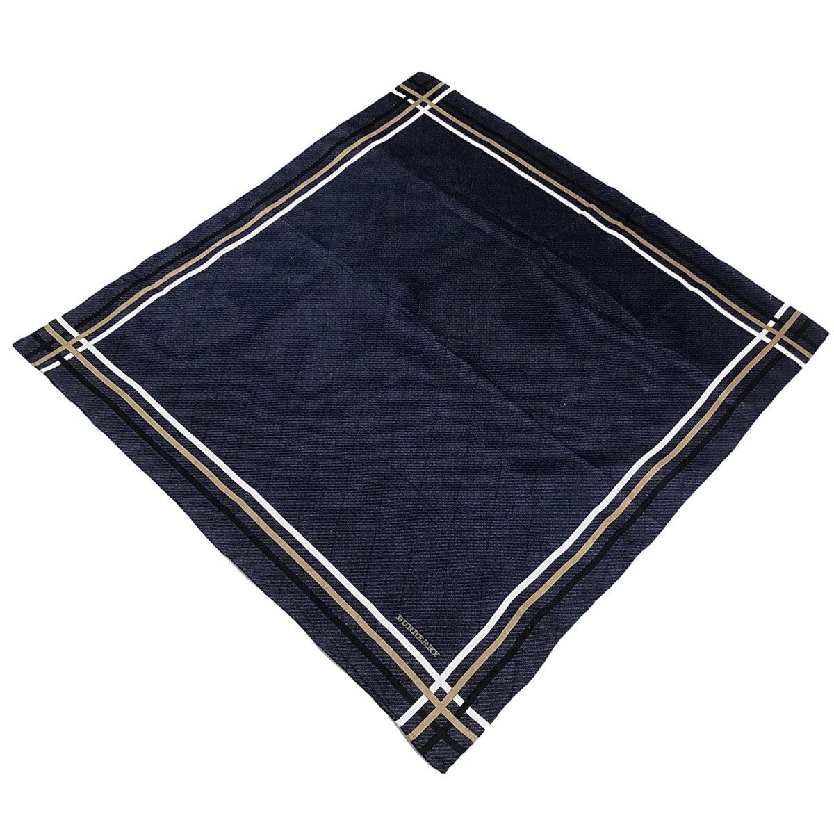 Burberry Burberry Designer Checkered Handkerchief Pocketsquare Size ONE SIZE - 3 Thumbnail