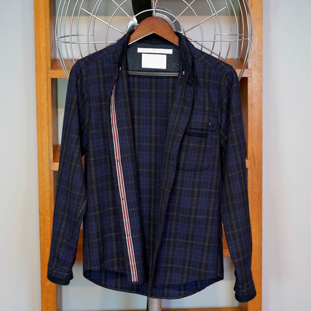 White Mountaineering Navy Wool Flannel Size US S / EU 44-46 / 1 - 2 Thumbnail
