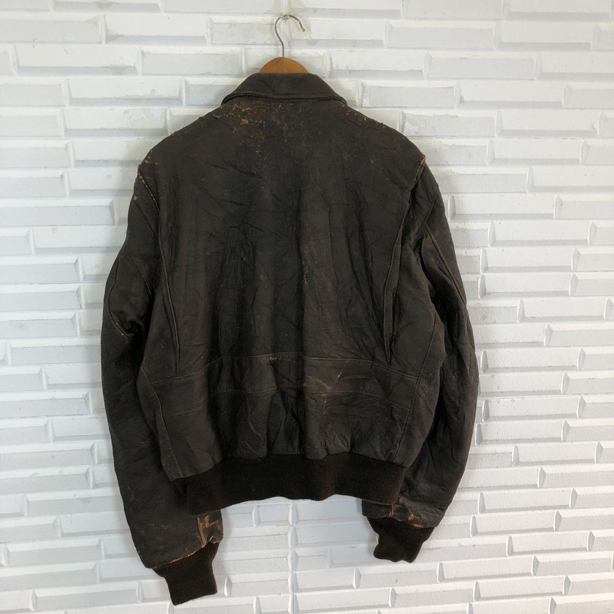Schott SCHOTT USA AIRBONE PILOT LEATHER JACKET Size US L / EU 52-54 / 3 - 7 Thumbnail