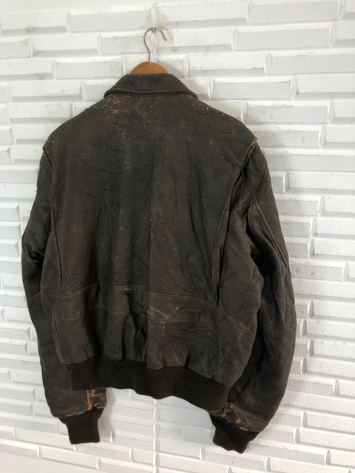 Schott SCHOTT USA AIRBONE PILOT LEATHER JACKET Size US L / EU 52-54 / 3 - 8 Thumbnail