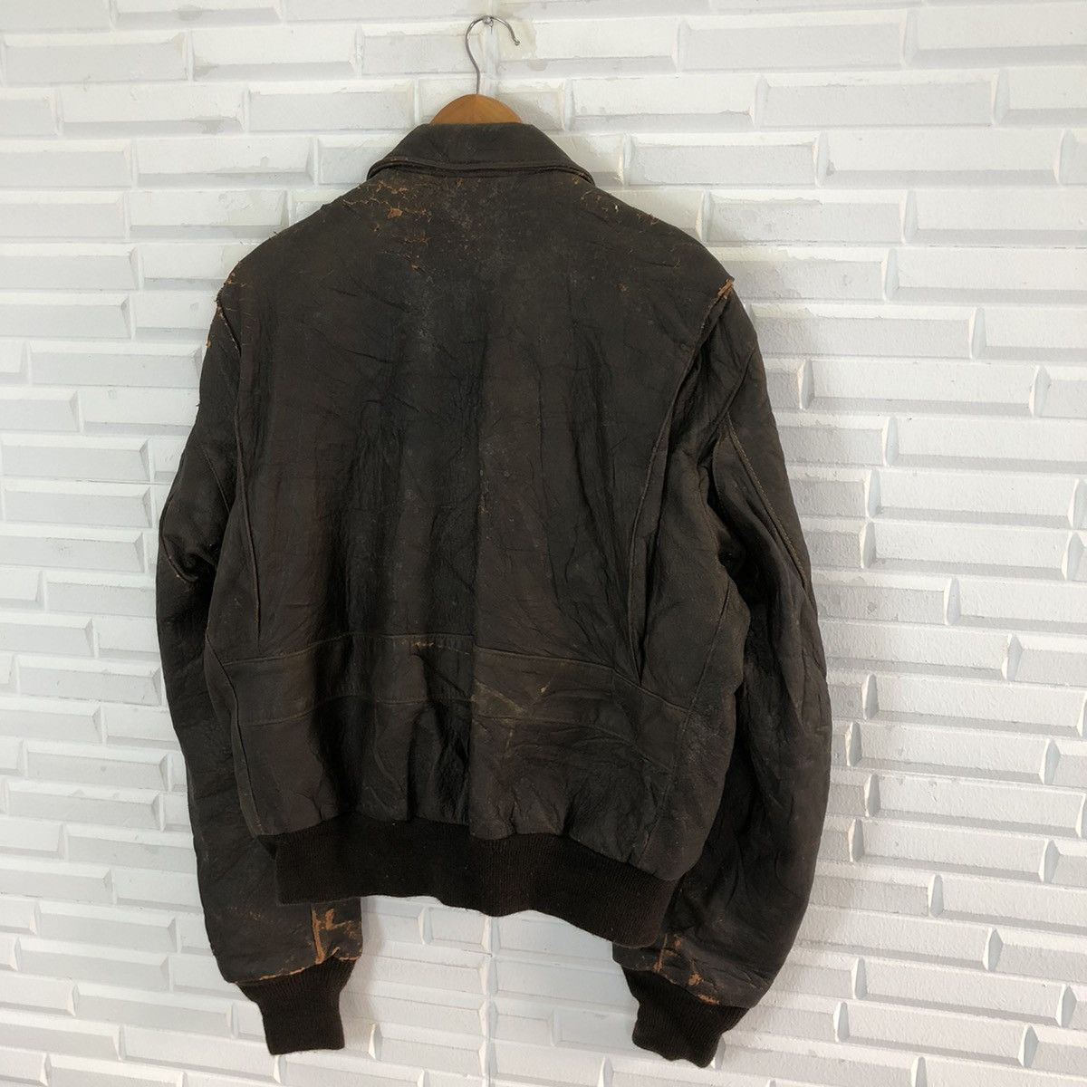 Schott SCHOTT USA AIRBONE PILOT LEATHER JACKET Size US L / EU 52-54 / 3 - 6 Thumbnail