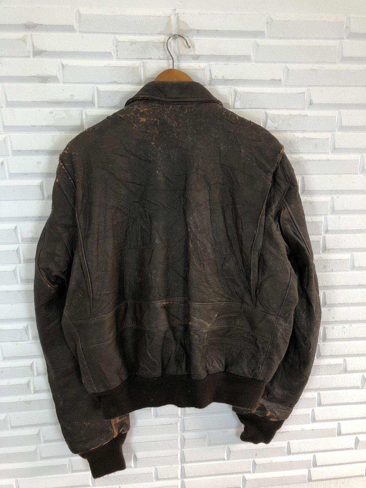 Schott SCHOTT USA AIRBONE PILOT LEATHER JACKET Size US L / EU 52-54 / 3 - 9 Thumbnail