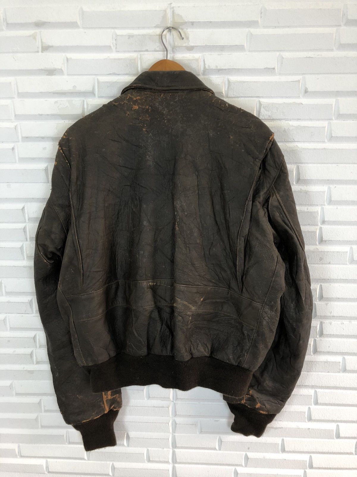 Schott SCHOTT USA AIRBONE PILOT LEATHER JACKET Size US L / EU 52-54 / 3 - 5 Thumbnail