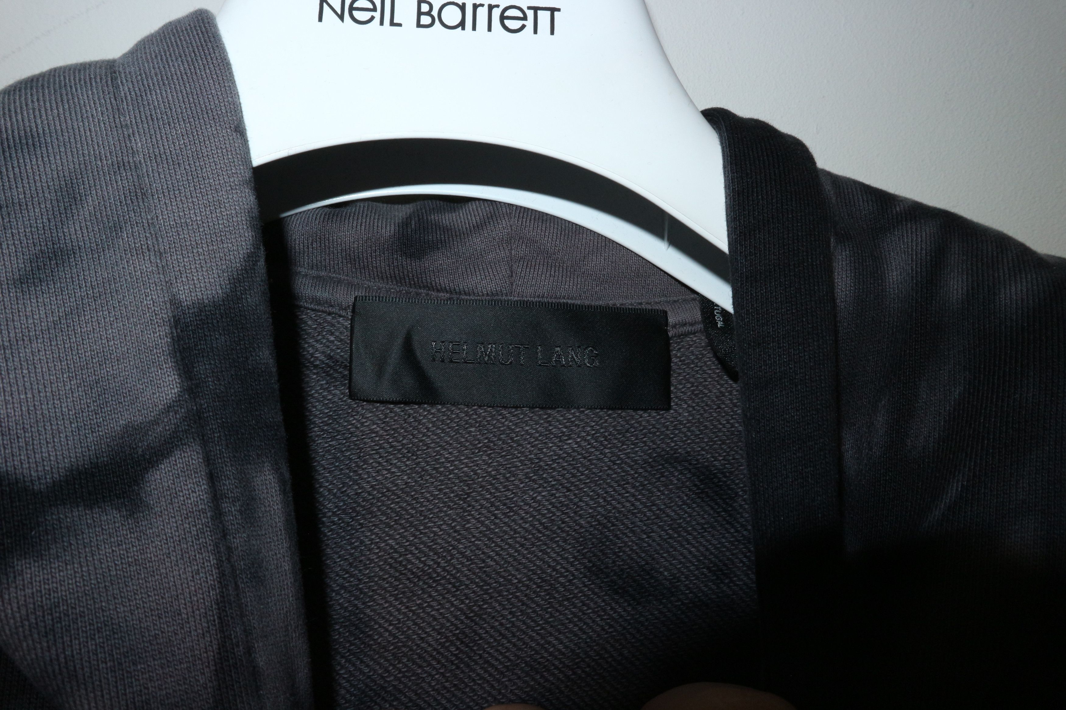 Helmut Lang Marble effect logo print hoodie Size US L / EU 52-54 / 3 - 3 Thumbnail