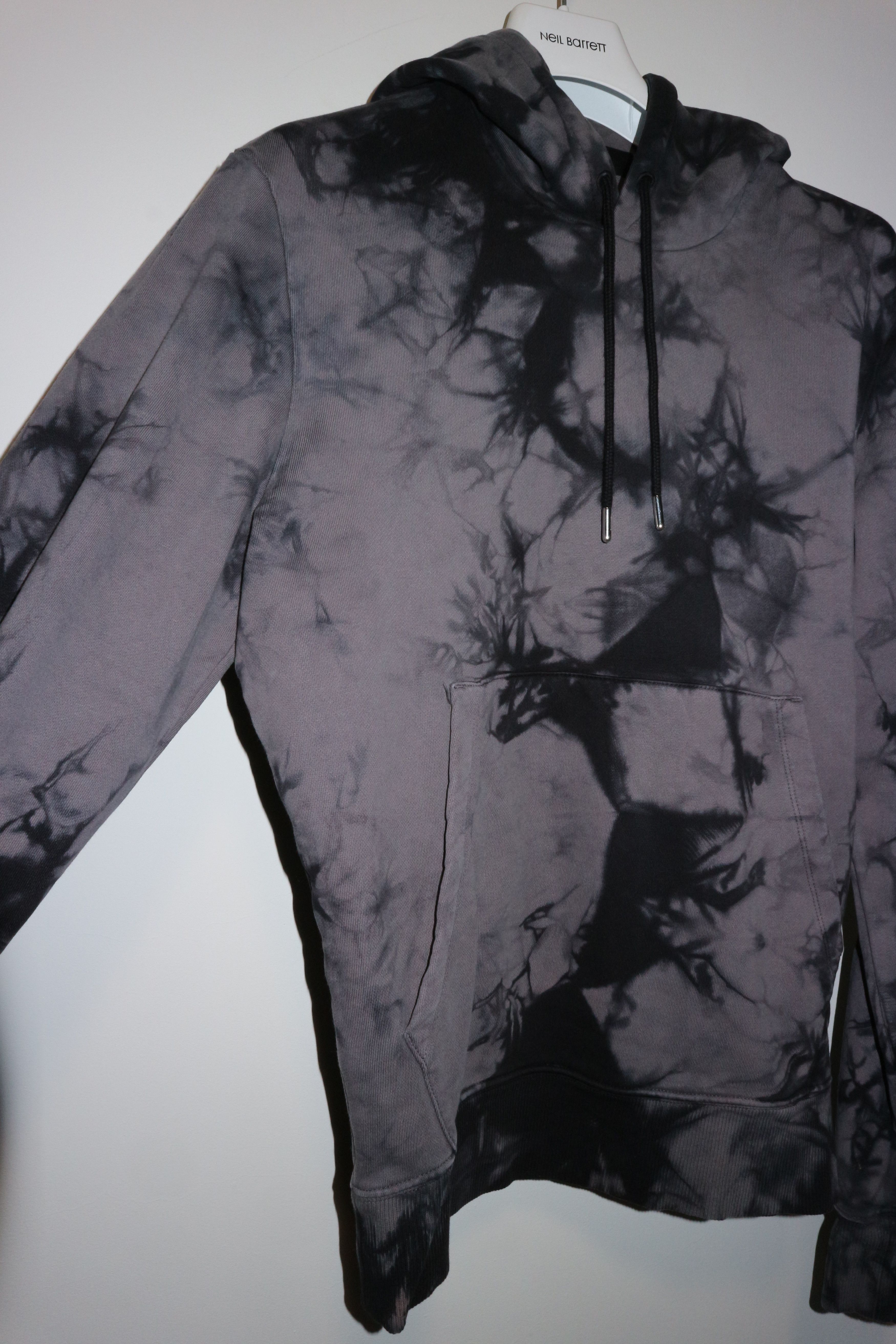 Helmut Lang Marble effect logo print hoodie Size US L / EU 52-54 / 3 - 4 Thumbnail