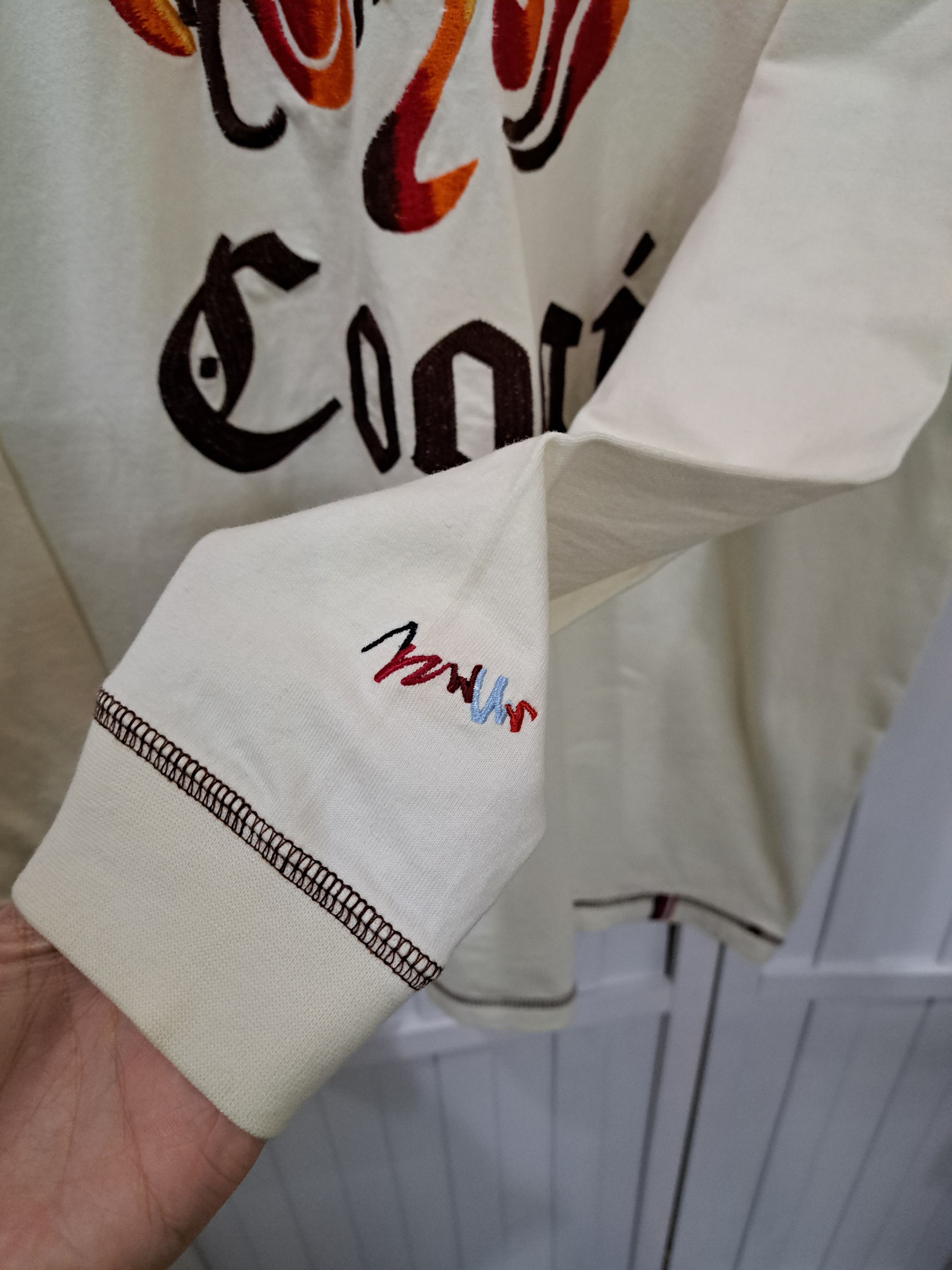 Coogi Coogi embroidered flame style LS Tee Size US XL / EU 56 / 4 - 5 Thumbnail