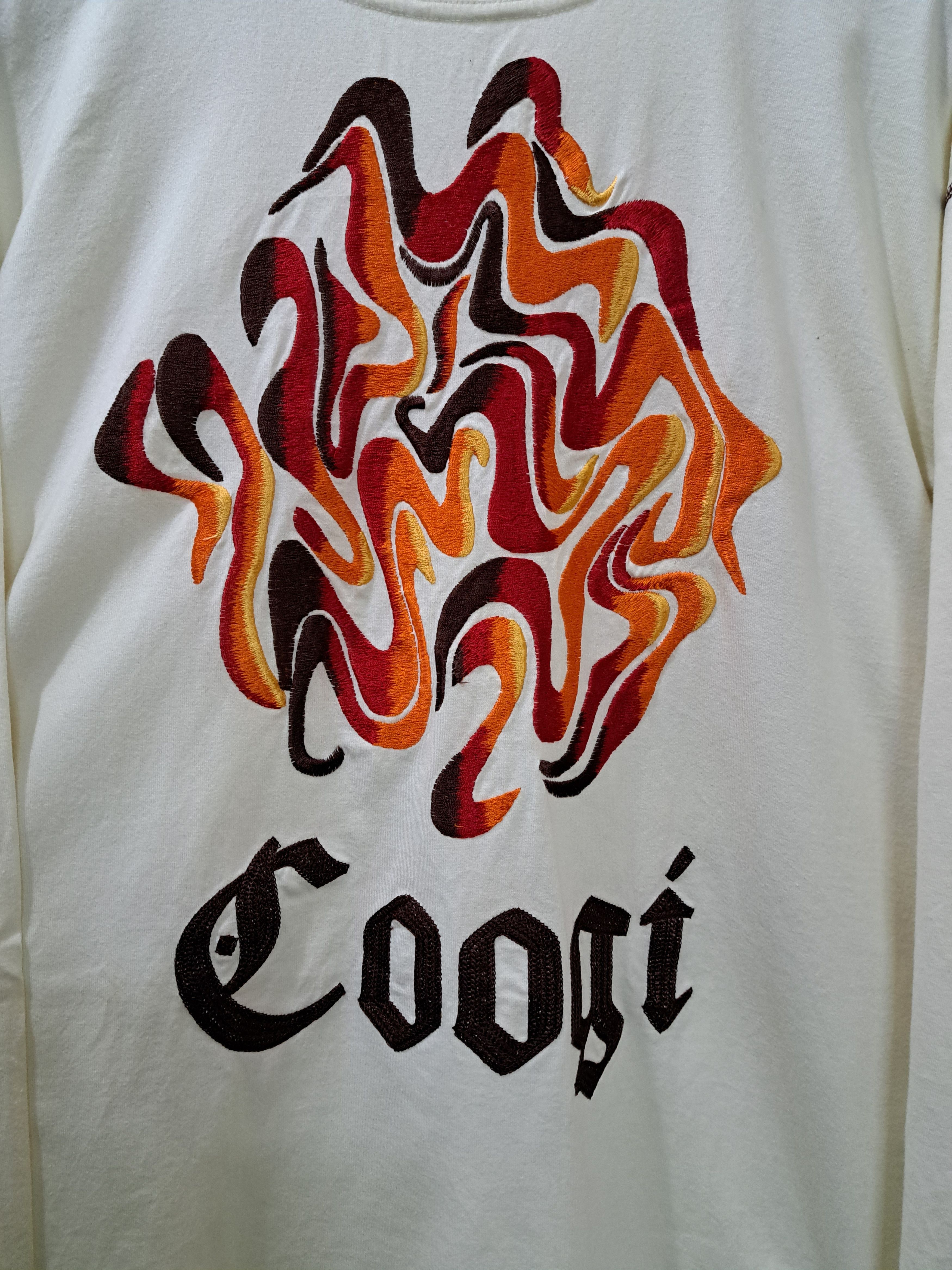 Coogi Coogi embroidered flame style LS Tee Size US XL / EU 56 / 4 - 2 Thumbnail