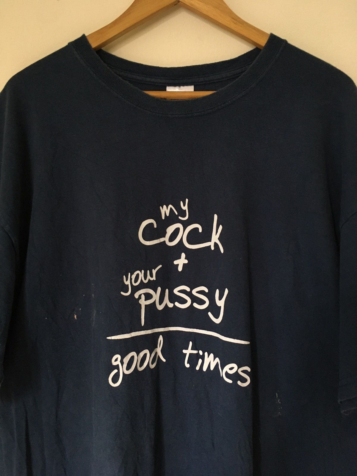Gildan My Cock + Your Pussy Good Times Tshirt Size US XL / EU 56 / 4 - 3 Thumbnail
