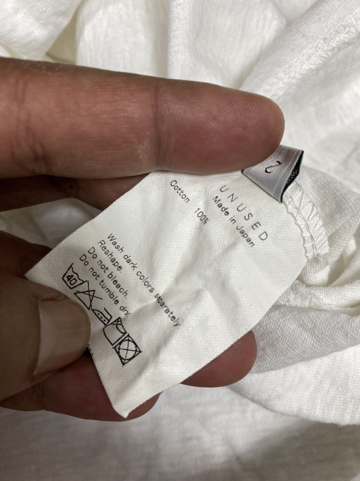 Unused Unused Plain Pocket Shirt Size US M / EU 48-50 / 2 - 10 Thumbnail