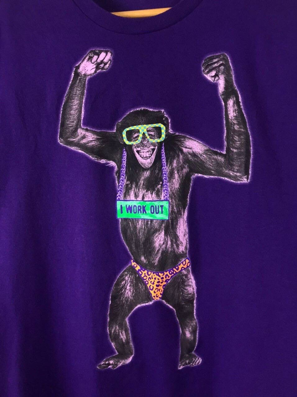 Other Animal Vintage Monkey Tee Size US XXL / EU 58 / 5 - 2 Thumbnail