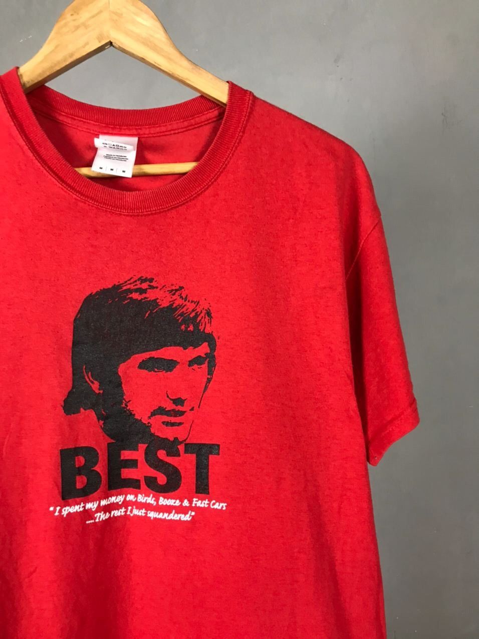Other × Vintage George Best Casual Football Streetwear Red Tee Size US M / EU 48-50 / 2 - 2 Thumbnail