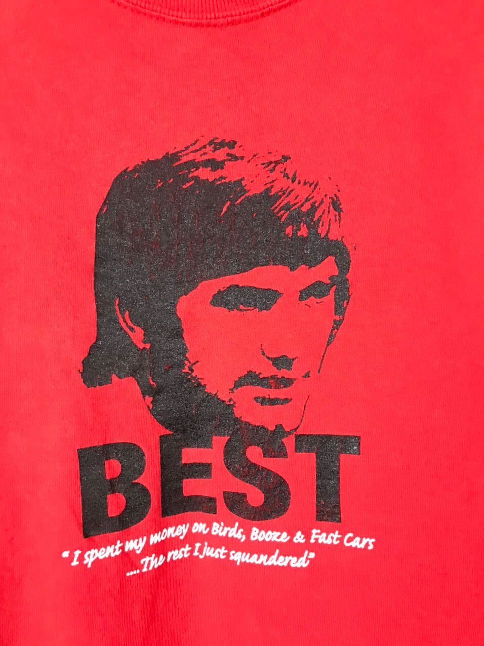Other × Vintage George Best Casual Football Streetwear Red Tee Size US M / EU 48-50 / 2 - 3 Thumbnail