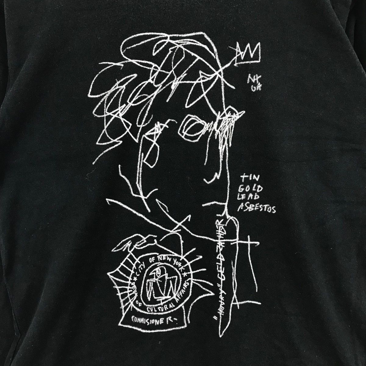 Jean-Michel Basquiat Vintage JEAN MICHEL BASQUIAT Street Arts Chemistry Police Size US L / EU 52-54 / 3 - 6 Thumbnail