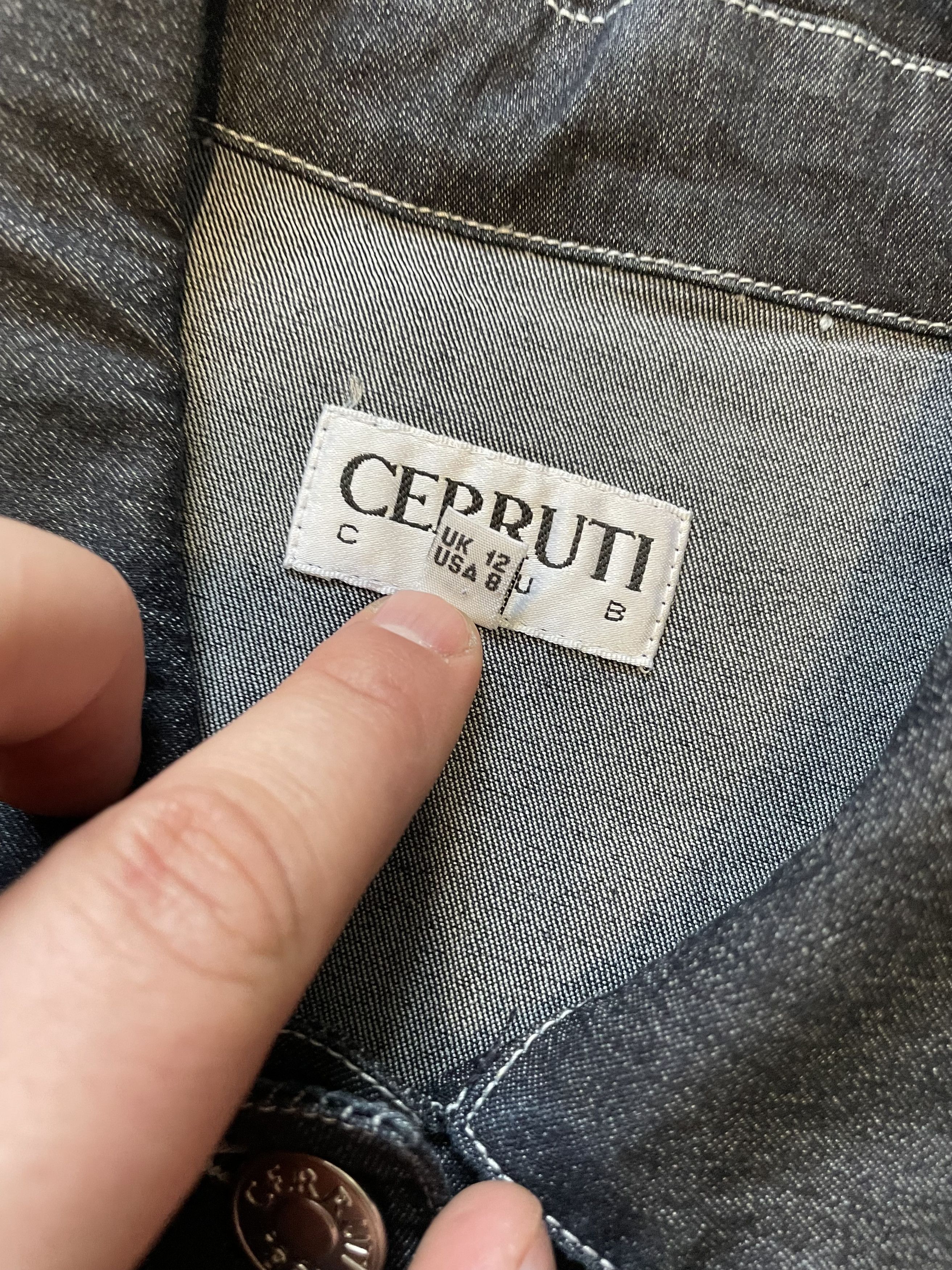 Cerruti 1881 × Vintage Cerruti 1881 Vintage Jeans Jacket Size M / US 6-8 / IT 42-44 - 11 Thumbnail