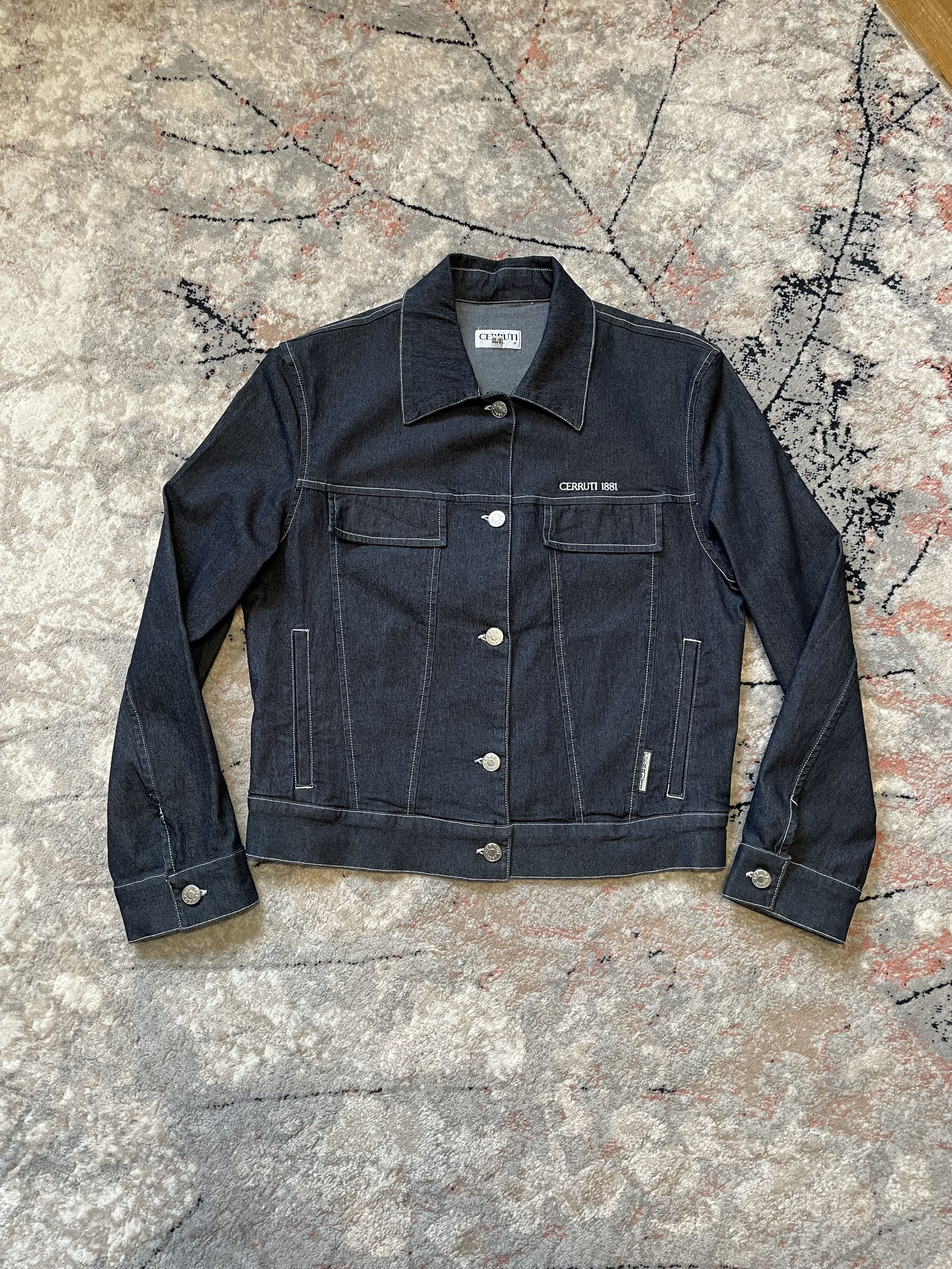 Cerruti 1881 × Vintage Cerruti 1881 Vintage Jeans Jacket Size M / US 6-8 / IT 42-44 - 1 Thumbnail