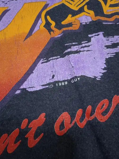 Rap Tees Vintage 80s Guy New Jack Swing T-Shirt Raptees Size US XL / EU 56 / 4 - 4 Thumbnail
