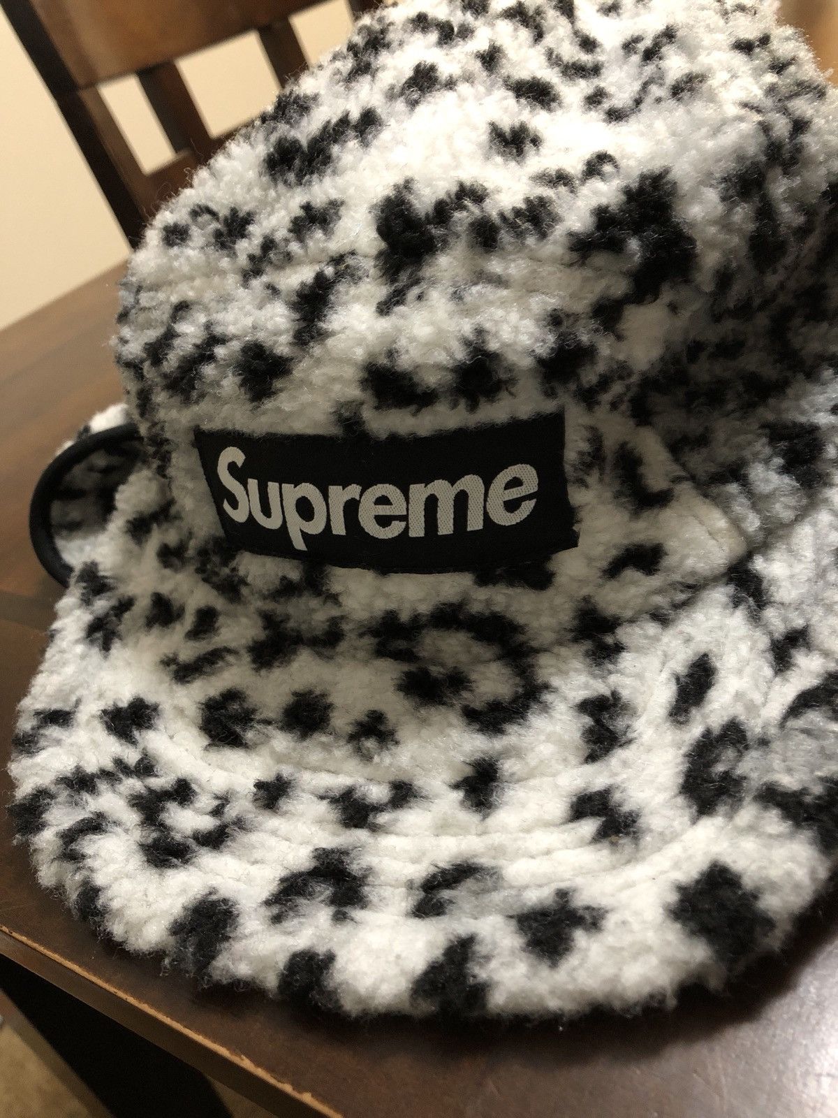 帽子 supreme 10AW leopard trooper hat Leopard Velvet Camp Cap – Supreme