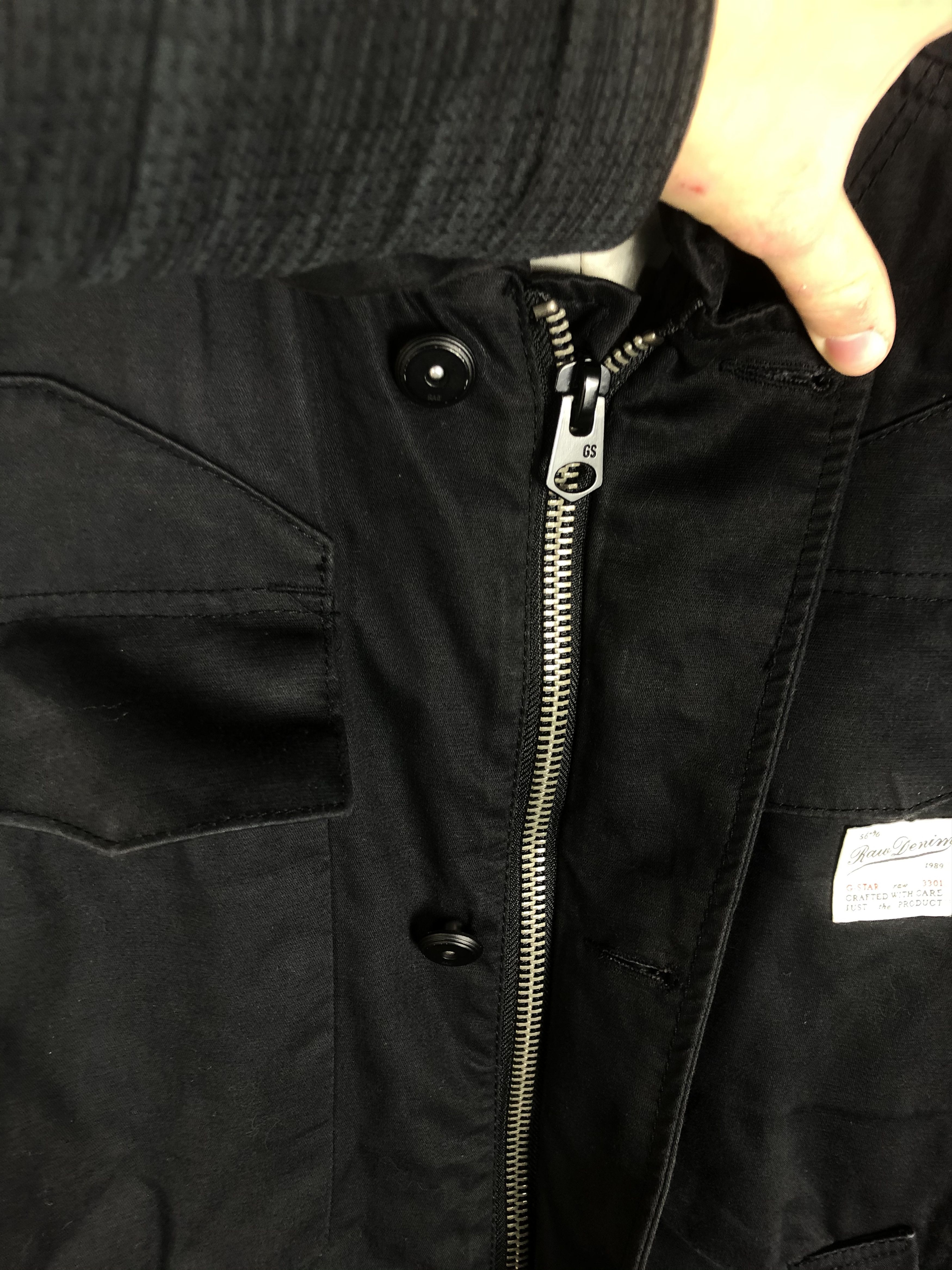G-Star G Star RAW Multipocket Denim Black Jacket Fleet Trench Size US S / EU 44-46 / 1 - 9 Thumbnail