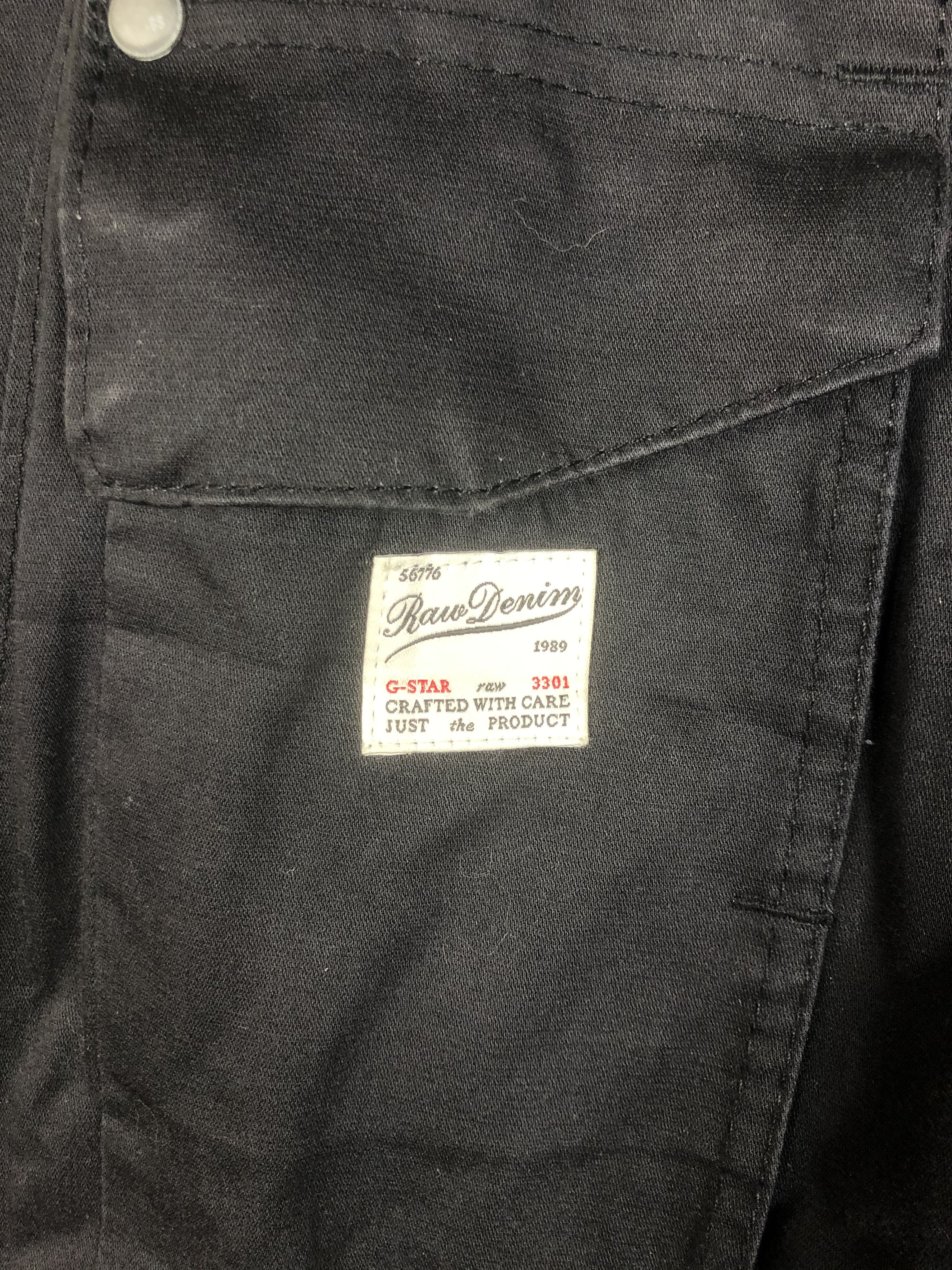 G-Star G Star RAW Multipocket Denim Black Jacket Fleet Trench Size US S / EU 44-46 / 1 - 4 Thumbnail