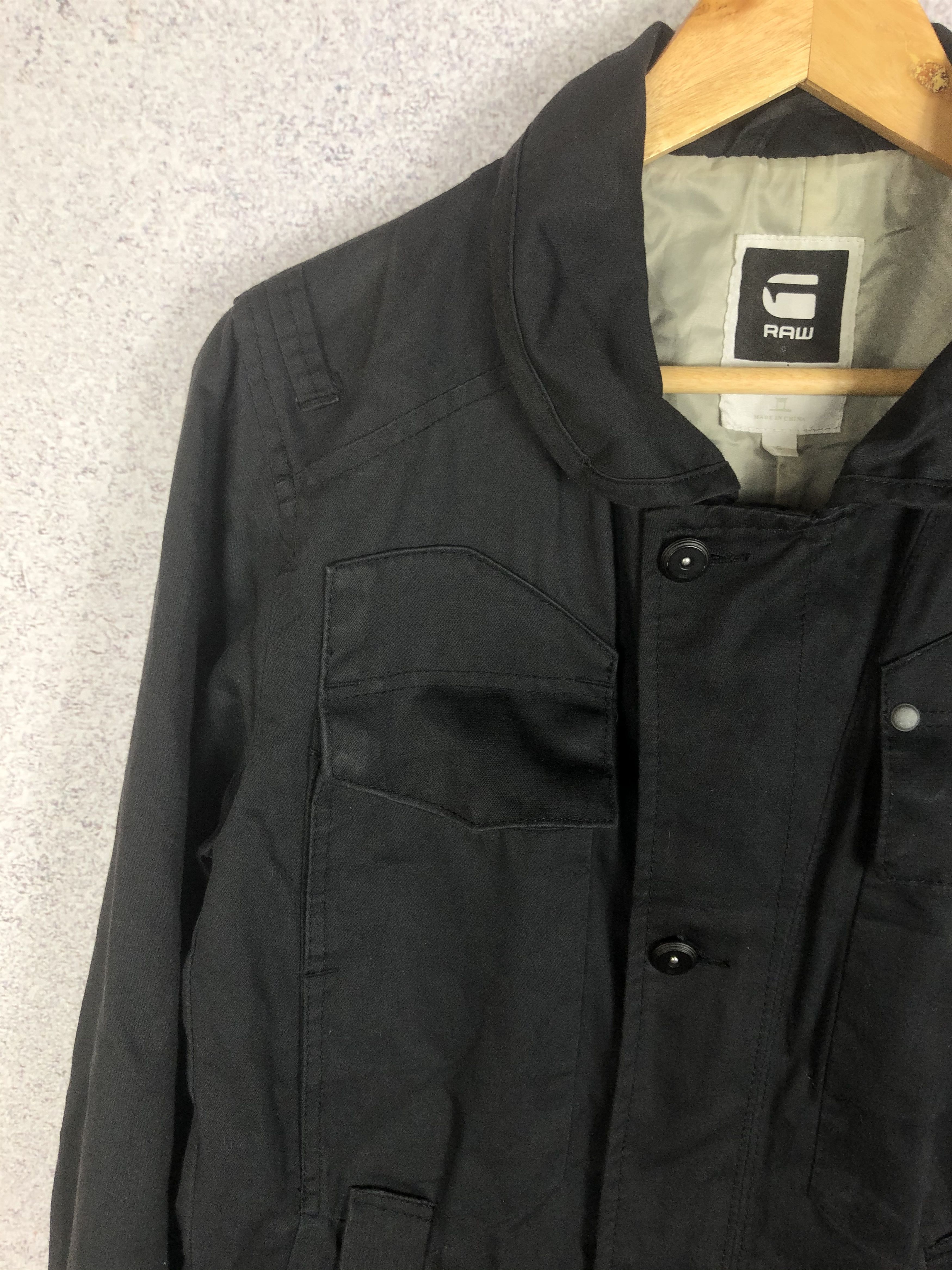 G-Star G Star RAW Multipocket Denim Black Jacket Fleet Trench Size US S / EU 44-46 / 1 - 3 Thumbnail