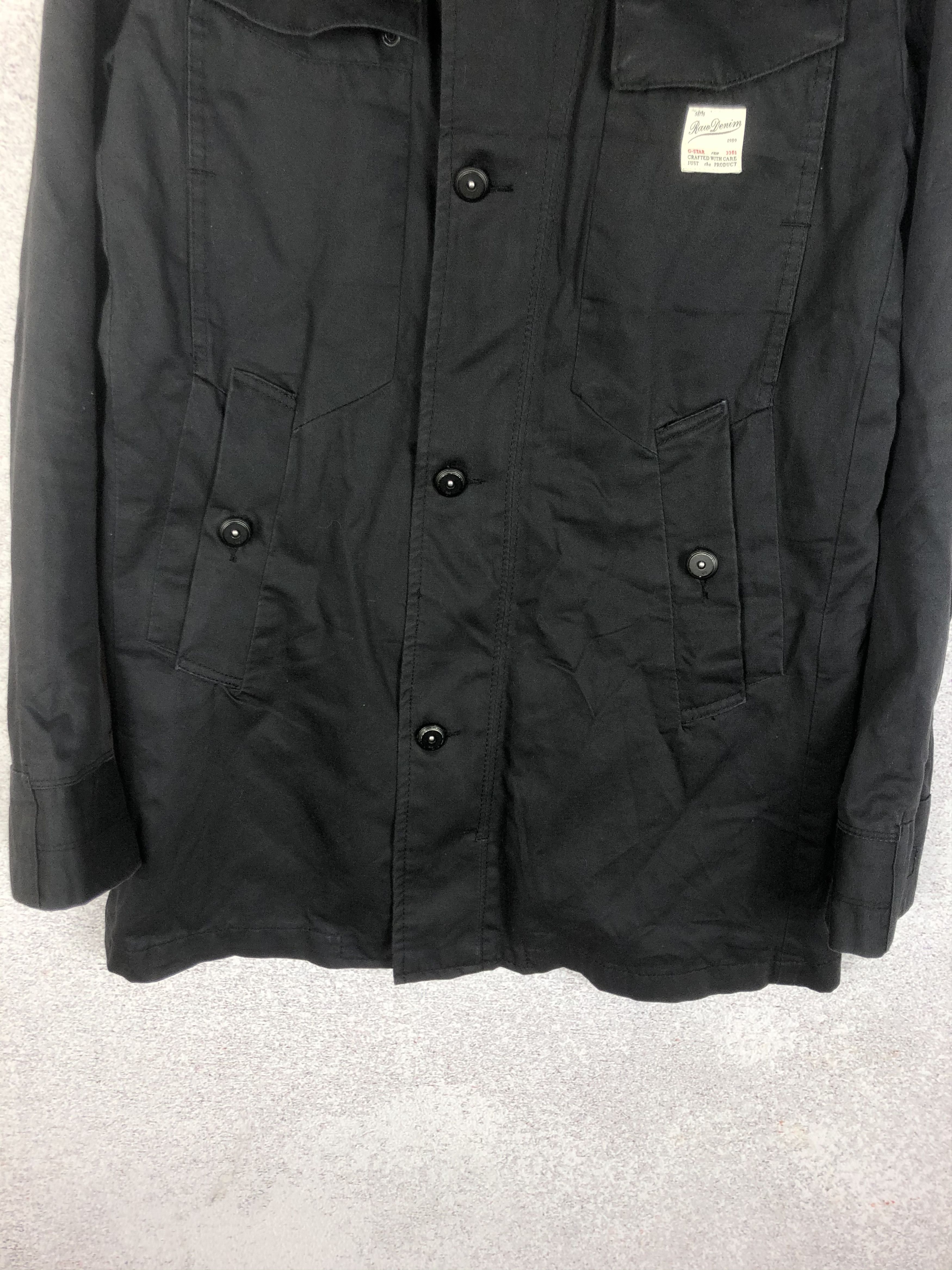 G-Star G Star RAW Multipocket Denim Black Jacket Fleet Trench Size US S / EU 44-46 / 1 - 5 Thumbnail