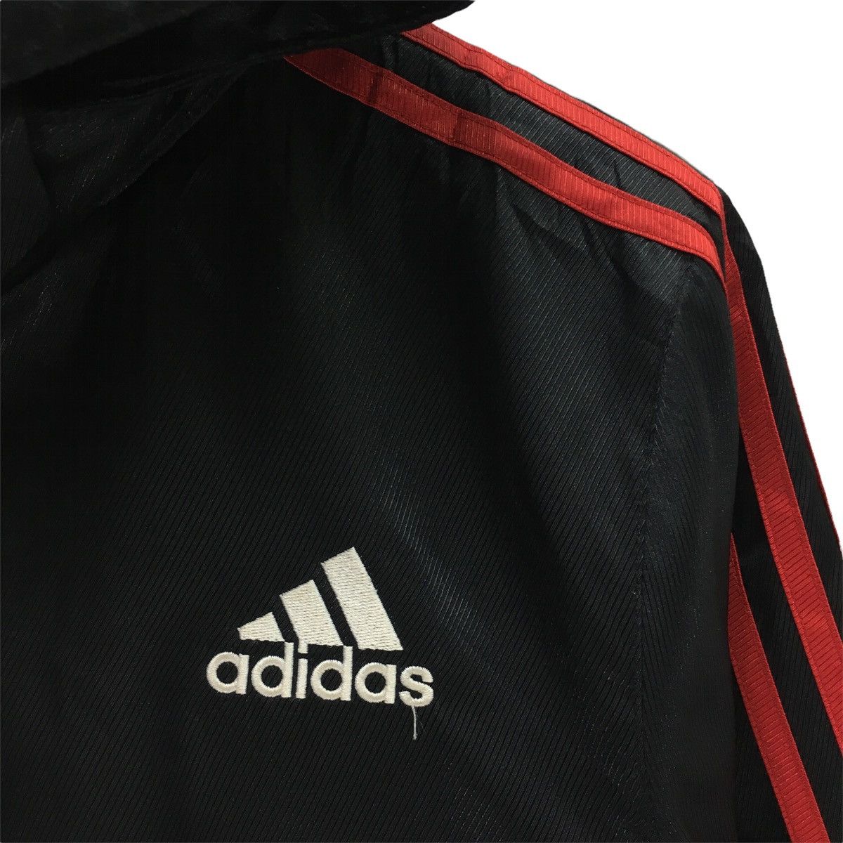 Vintage Adidas Big Logo Long Hoodie Jacket