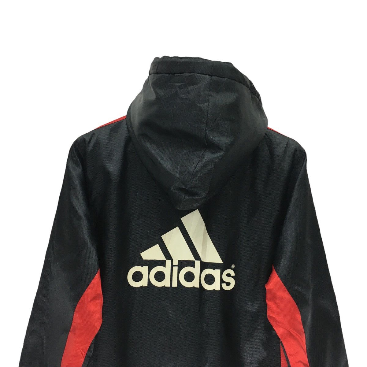 Vintage Adidas Big Logo Long Hoodie Jacket