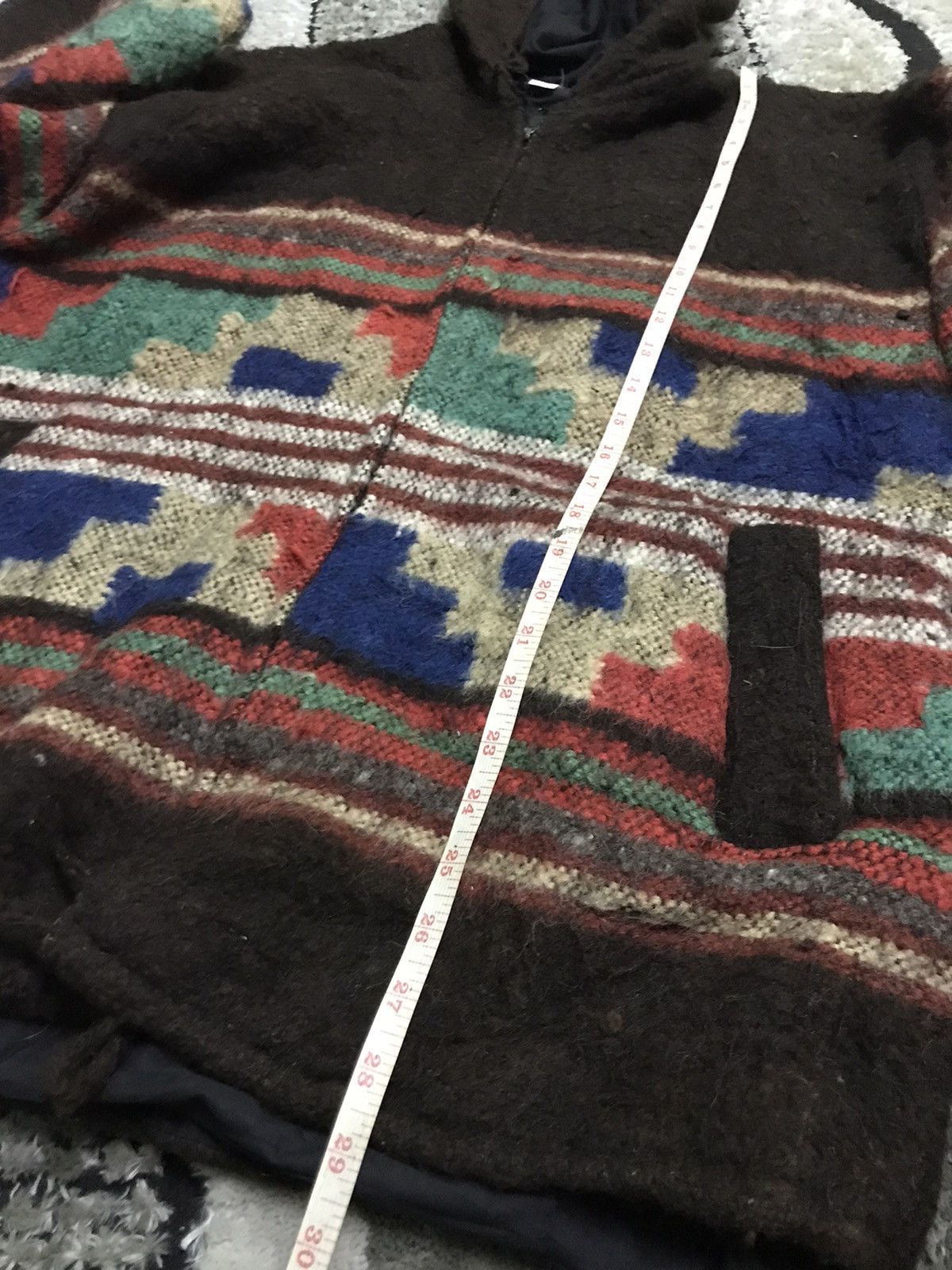 Vintage Navajo wool jacket hooded Size US M / EU 48-50 / 2 - 8 Thumbnail