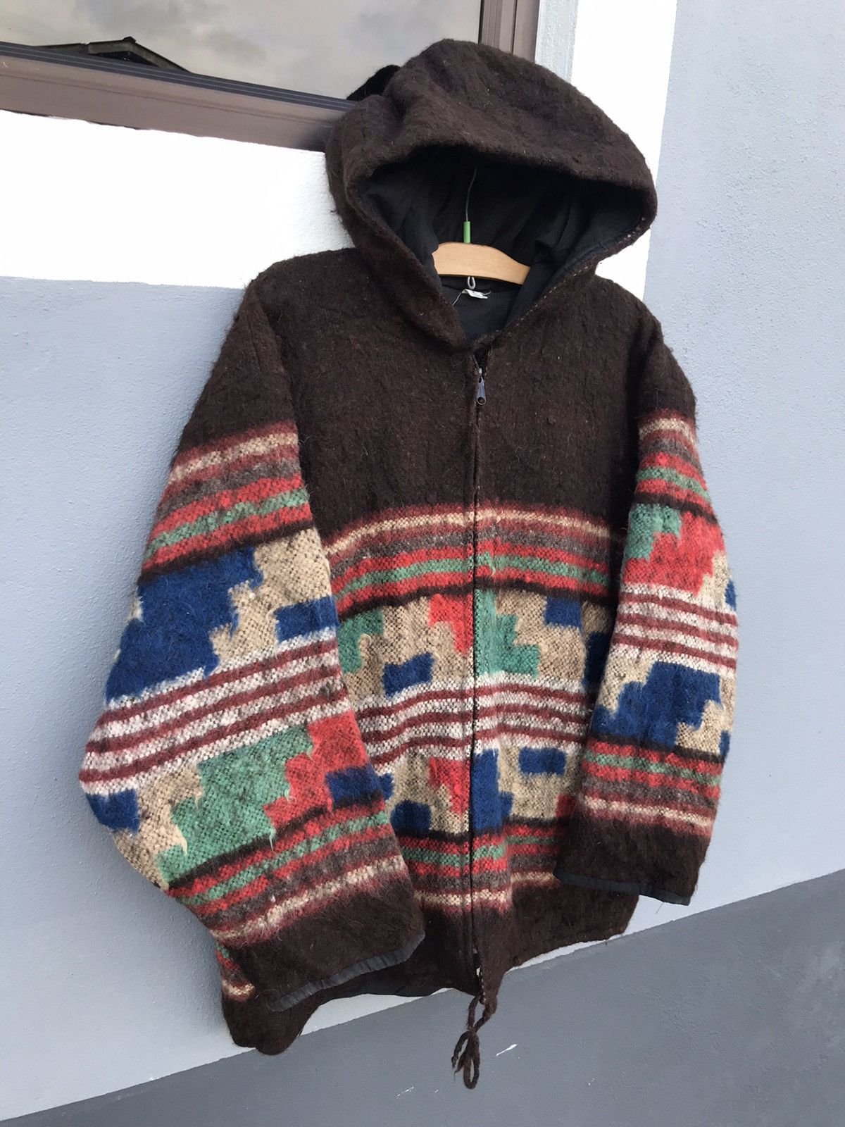 Vintage Navajo wool jacket hooded Size US M / EU 48-50 / 2 - 3 Thumbnail