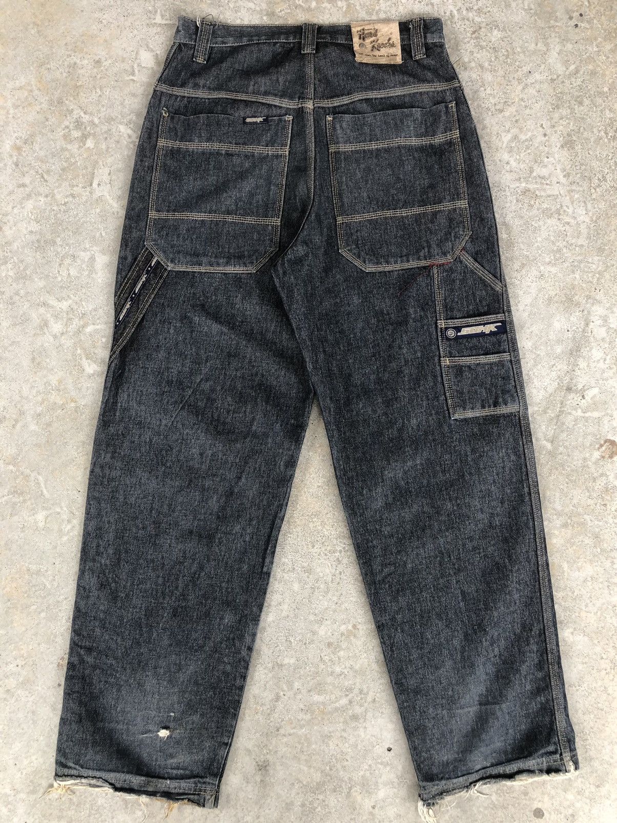 image of Vintage Japanese Sohk Baggy Jeans Hip Hop Carpenter in Blue, Men's (Size 32)