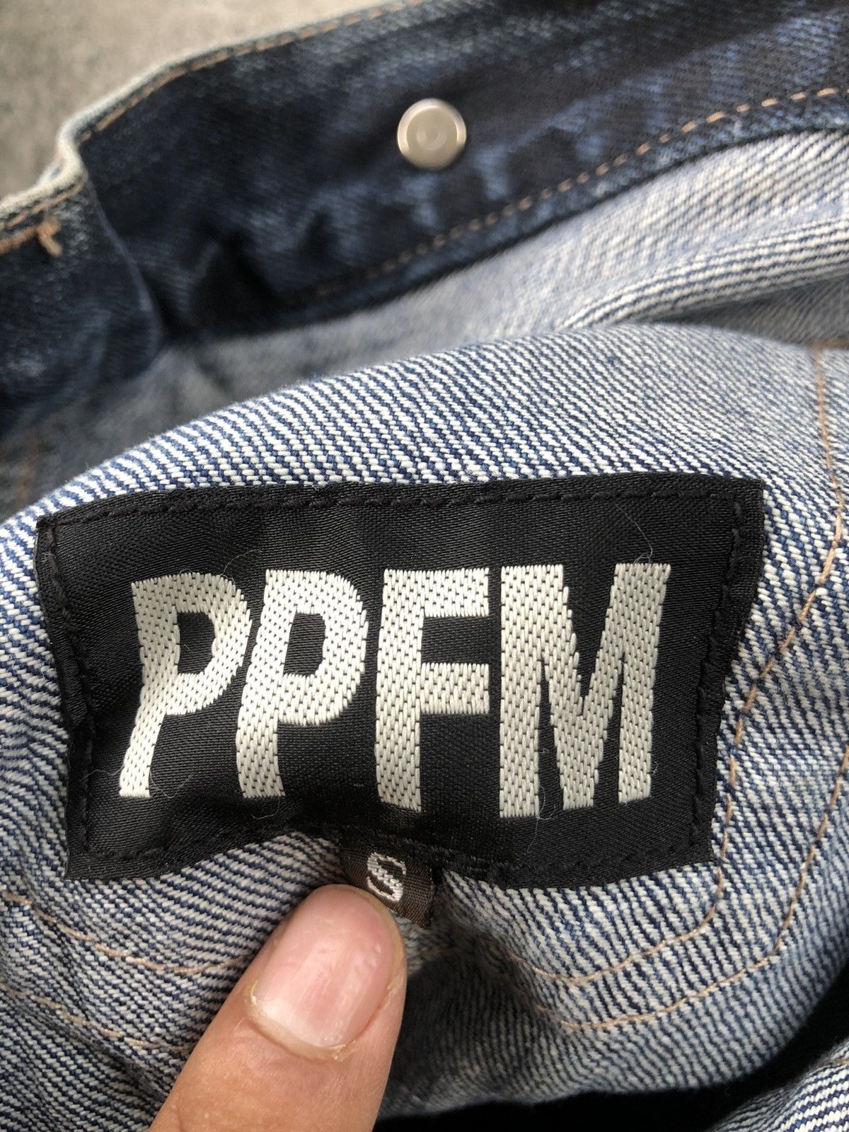 PPFM Japanese PPFM Distressed Denim Parachute Bondage Size US 29 - 15 Thumbnail