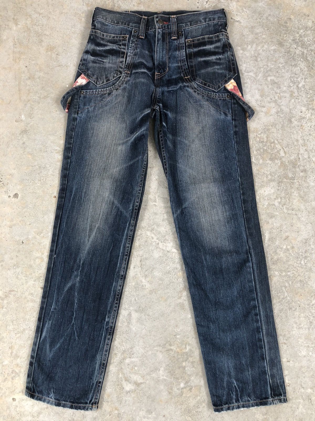 PPFM Japanese PPFM Distressed Denim Parachute Bondage Size US 29 - 1 Thumbnail