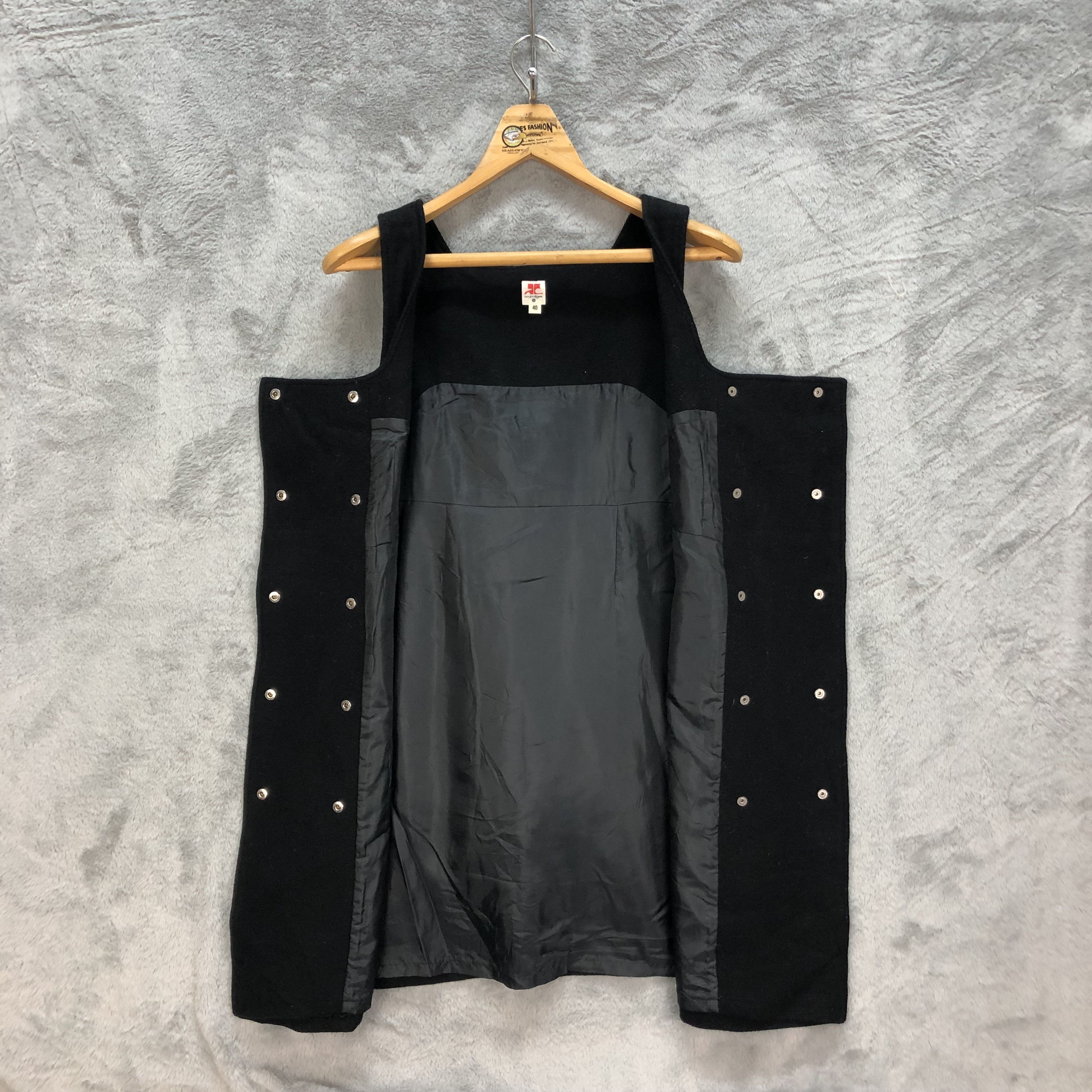Courreges COURREGES DOUBLE BREASTED WOOL TOP #6004-217 Size S / US 4 / IT 40 - 7 Thumbnail