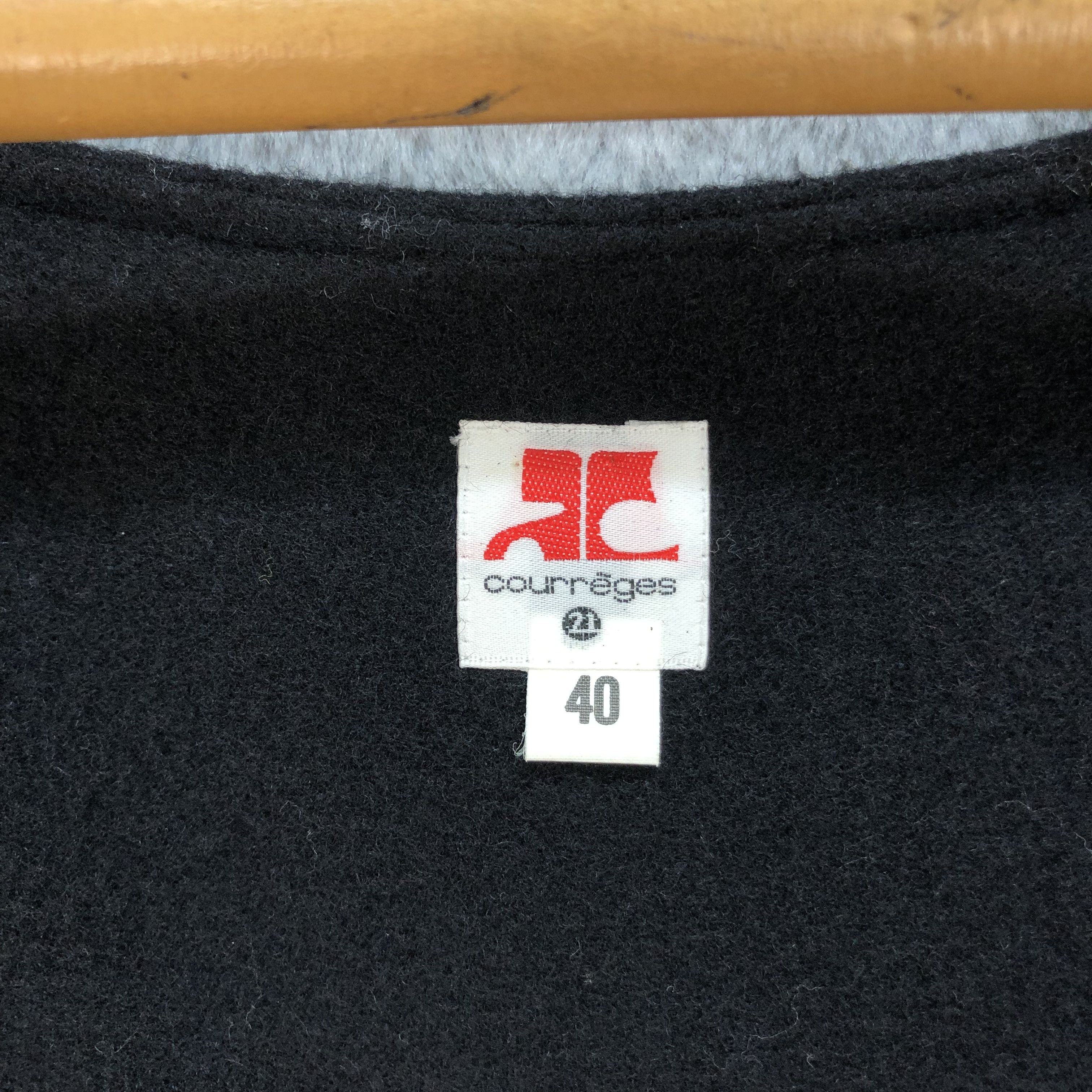 Courreges COURREGES DOUBLE BREASTED WOOL TOP #6004-217 Size S / US 4 / IT 40 - 8 Thumbnail