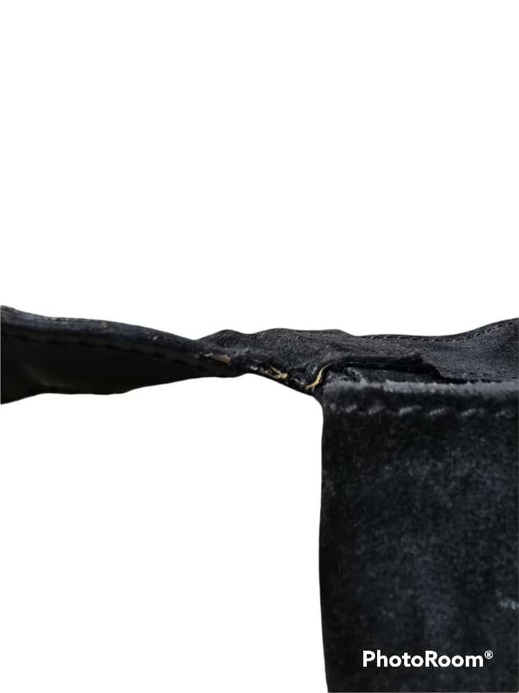 Gucci Gucci Black Suede Foldover Sling Bag Size ONE SIZE - 11 Thumbnail
