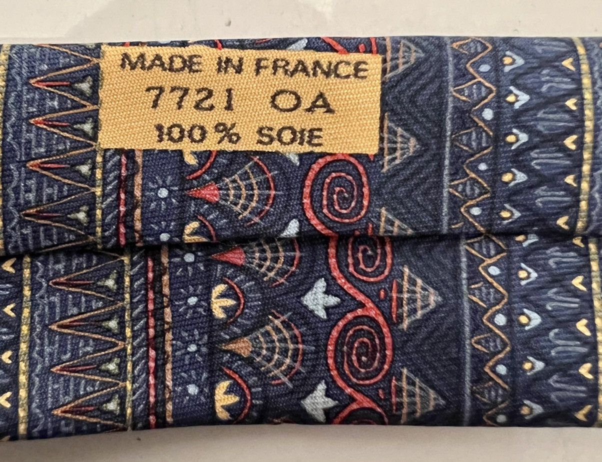 Designer × Hermes × Other Hermes Paris 100% silk made in France neck tie Size ONE SIZE - 4 Thumbnail