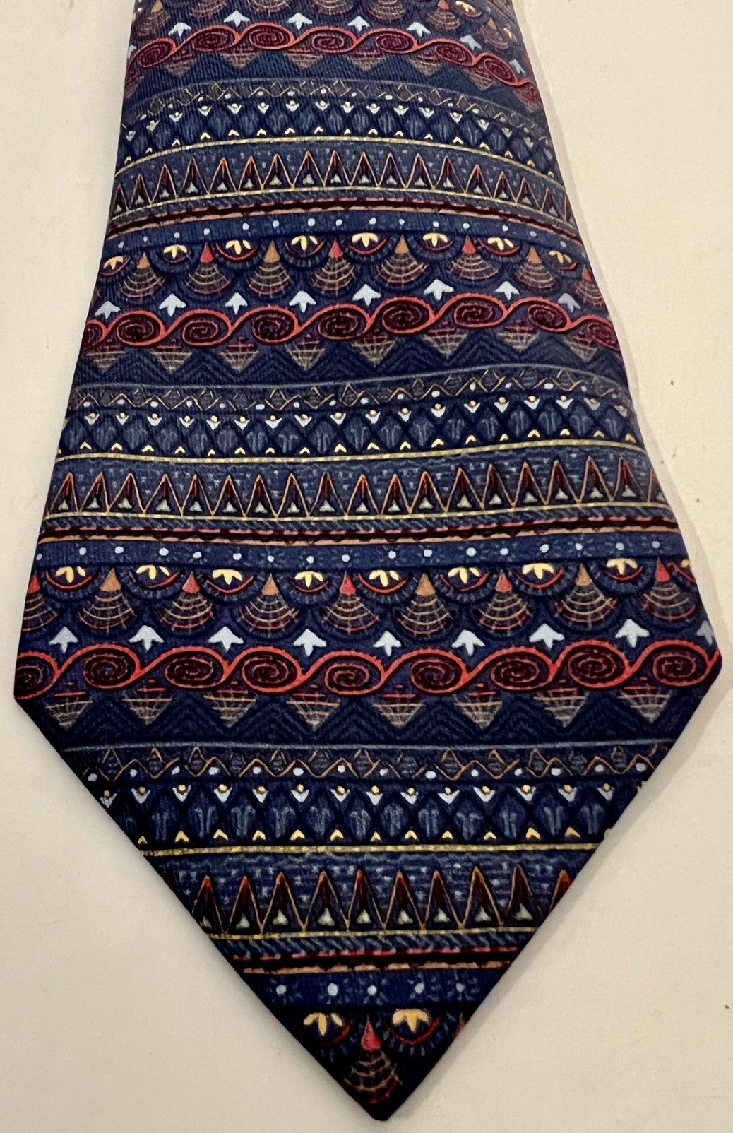 image of Hermes Paris 100% Silk Made In France Neck Tie, Men's