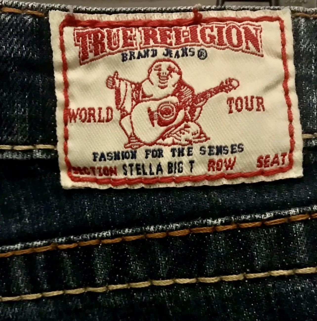 Jean × True Religion True Religion World Tour Stella Big T made in USA jeans 28 Size 28" / US 6 / IT 42 - 3 Thumbnail