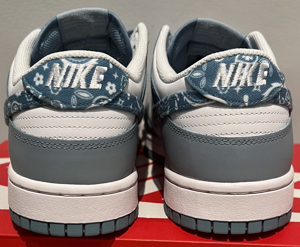 Nike Authentic Nike Dunk Low wmns womens Blue Paisley Size US 12 / IT 42 - 5 Thumbnail