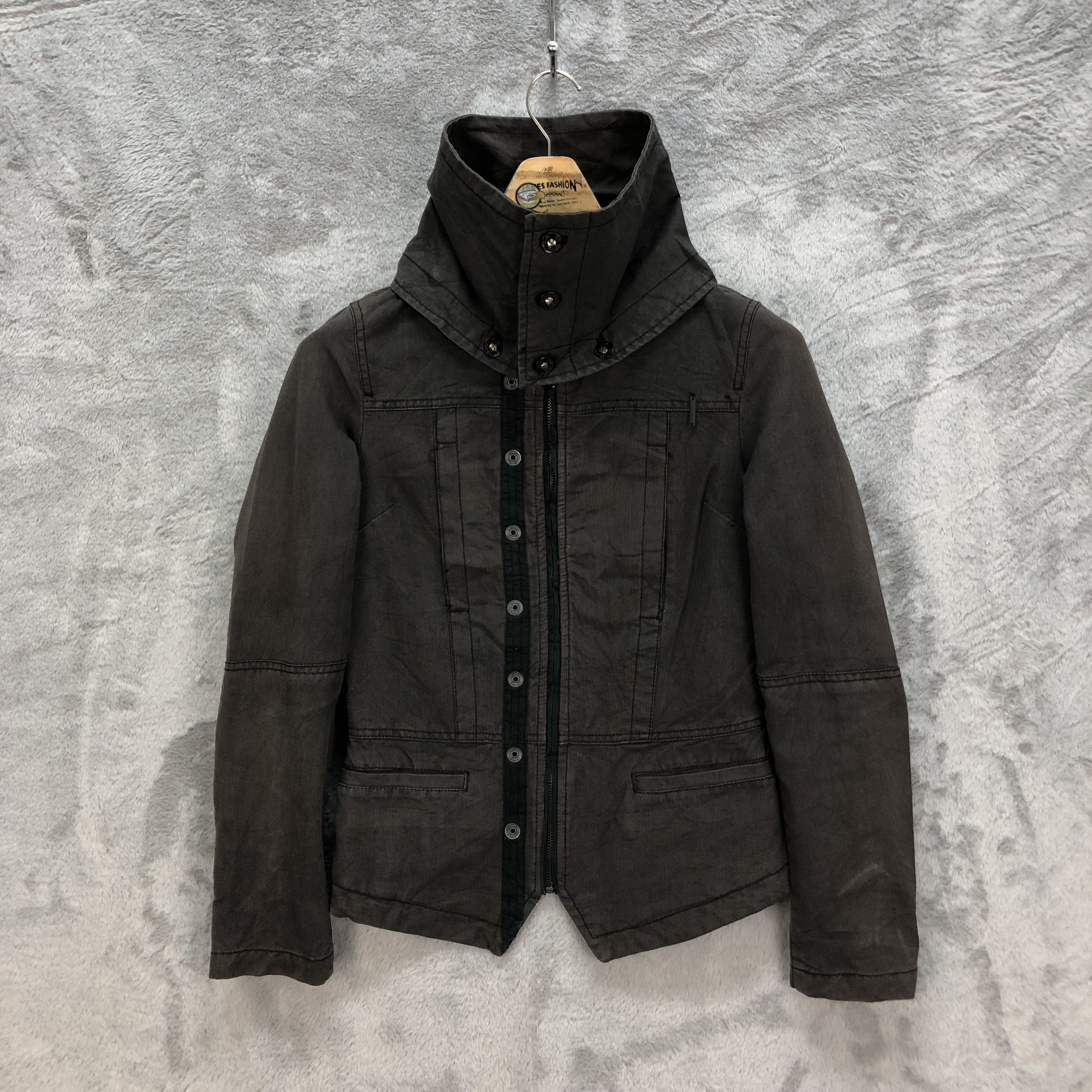 Diesel DIESEL DETACHABLE COLLAR RARE DESIGN JACKET #5991-217 Size XS / US 0-2 / IT 36-38 - 1 Thumbnail
