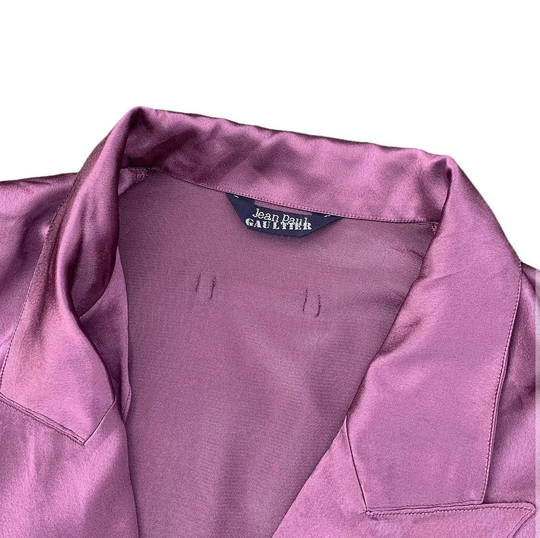 Jean Paul Gaultier Vintage Jean Paul Gaultier Silk Blazer Size US M / EU 48-50 / 2 - 2 Thumbnail