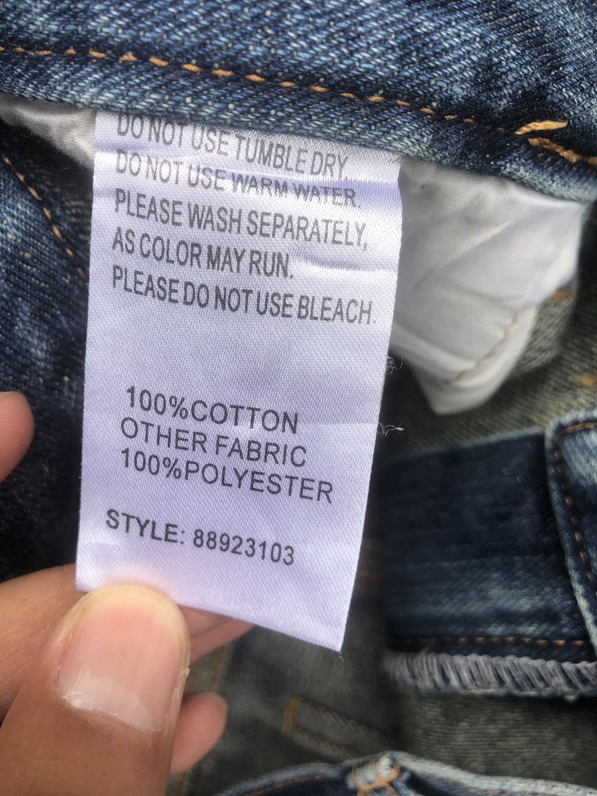 Who Decides War Rare Exhibitionist ttu Distressed Jeans Ripped Size US 33 - 15 Thumbnail