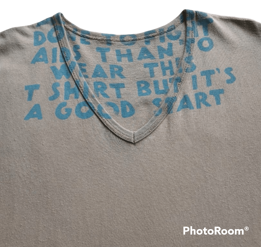 Maison Margiela Maison Martin Margiela Aids Awareness Tee Size XL / US 12-14 / IT 48-50 - 3 Thumbnail
